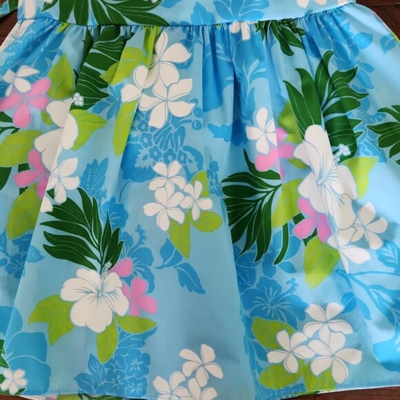 NWT Royal Hawaiian Creation Toddler Girls' Floral Strap Dress, L (US: 12-18mo) - Picture 3 of 7